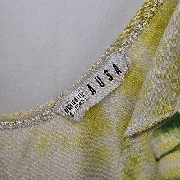 Anthropologie x LACAUSA‎ Luna Unitard Green Tie Dye Size Small - Picture 3 of 9